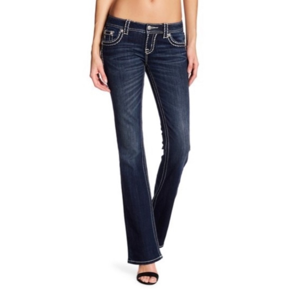 MISS ME Signatuer Boot Cut Jeans